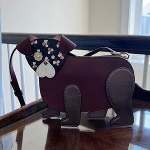 Kate Spade Floral Pup Crossbody. BRAND NEW.